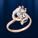 Zlatni prsten sa dijamantima