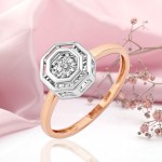 Dancing Diamond gold ring 585