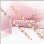 Brand Russian Gold 585 ° Bicolor