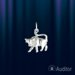 Srebrny znak zodiaku „Byk”