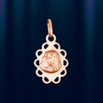 Gold pendant "Virgin Mary", gold 585