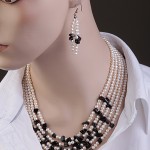 Набор жемчуга и оникса