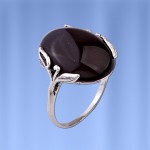 Aventurin ezüst gyűrű