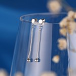 Серебряные серьги-гвоздики