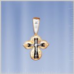 Ciondolo croce in argento