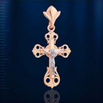 Крест-подвеска. Биколор