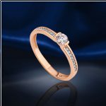 Ρωσικά χρυσά σκουλαρίκια Swarovski®