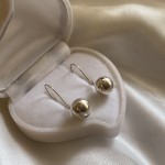 Zilveren oorbellen "balletjes"