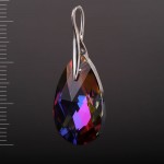 Медальон с кристали Swarovski®. Сребро