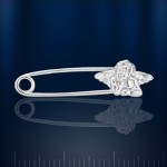 Булавка, серебро 925°