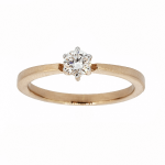 Gouden ring met diamant