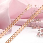 Χρυσή αλυσίδα/βραχιόλι "διπλή πανοπλία"