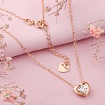 Колье из красного золота 585 бриллиантов