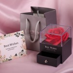 Darilna škatla za nakit "Večna vrtnica"
