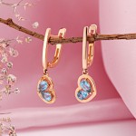 Köp guldörhängen 14K topas