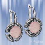 Серьги с кварцем