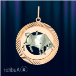 Zodiákus jel "Bika" orosz arany