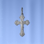 Привезак са крстом од руског сребра