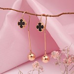 Rose gold 585 stud earrings