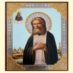Krievu ikona Serafims Sarovskis
