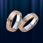 vjenčani prsten. Bicolor