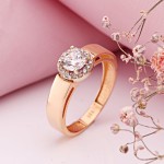 Gullring 14 K Swarovski®