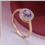 Russiske gullsmykker korund alexandrite