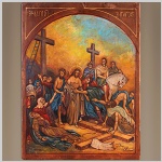 Icono de pintura a mano