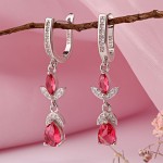 Купить серебряные серьги с цирконием.