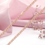 Rose gold necklace "Nonna"