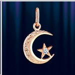 Pendant red gold