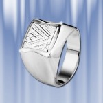 Erkek yüzüğü Rus gümüşü