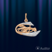 Знак зодиака «Рак» Русское золото.