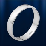 vjenčani prsten. Rusko bijelo zlato