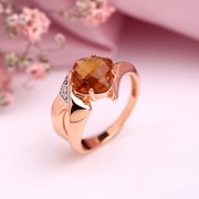 Versilberter Ring „Exotic“