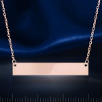 Russian rose gold necklace
