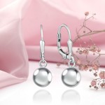 Silver earrings "balls"
