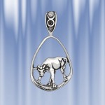 Silver zodiac sign "Taurus"