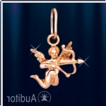 Висулка златен амур