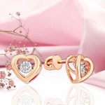 Tantsivad teemantkõrvarõngad