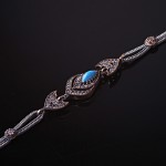 Bracelet with turquoise silver