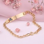 Golden children's bracelet "Nazar"