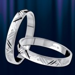 evlilik yüzüğü. Rus beyaz altın
