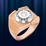 Pánský prsten ruské zlato 585