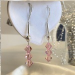 Серебряные серьги с цирконием