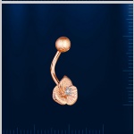 Body piercing russian gold
