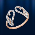 Fianites aranygyűrű