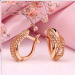 Серьги из красного золота 585 женщин