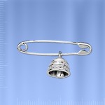 Булавка, серебро 925°