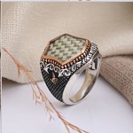 Herrenring Aus Silver 925